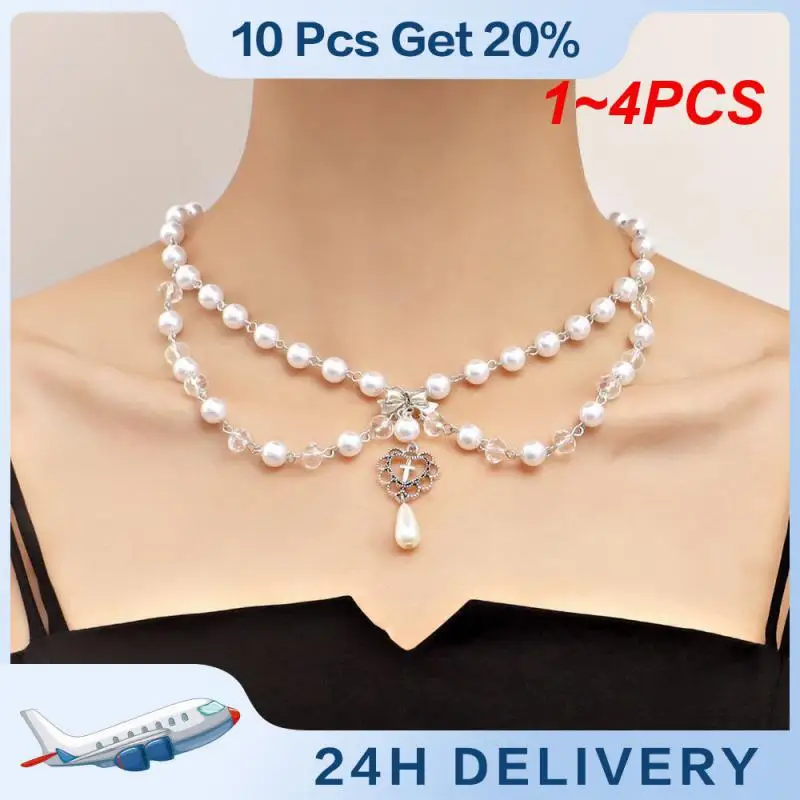 

1 ~ 4 шт. ювелирные изделия универсальное стильное уникальное ожерелье с крестом уникальное ожерелье с кисточкой по запросу модное ограниченное издание