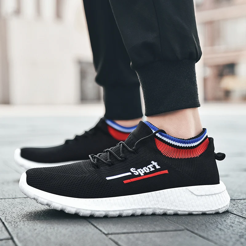 Men Running Shoes Breathable Outdoor Sports Shoes Lightweight Sneakers for Women Comfortable Athletic Training