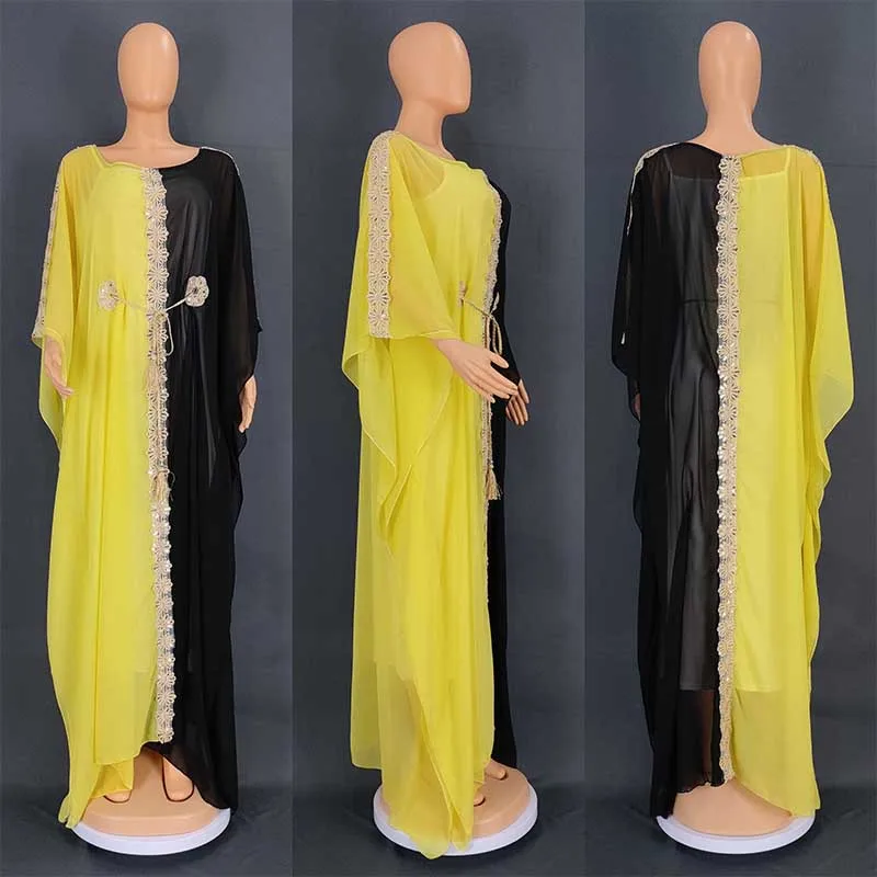 African Dresses For Women Vetement Femme Dashiki Abaya Print Maxi Dress Autumn New Africa Clothes Dashiki Ankara Dresses