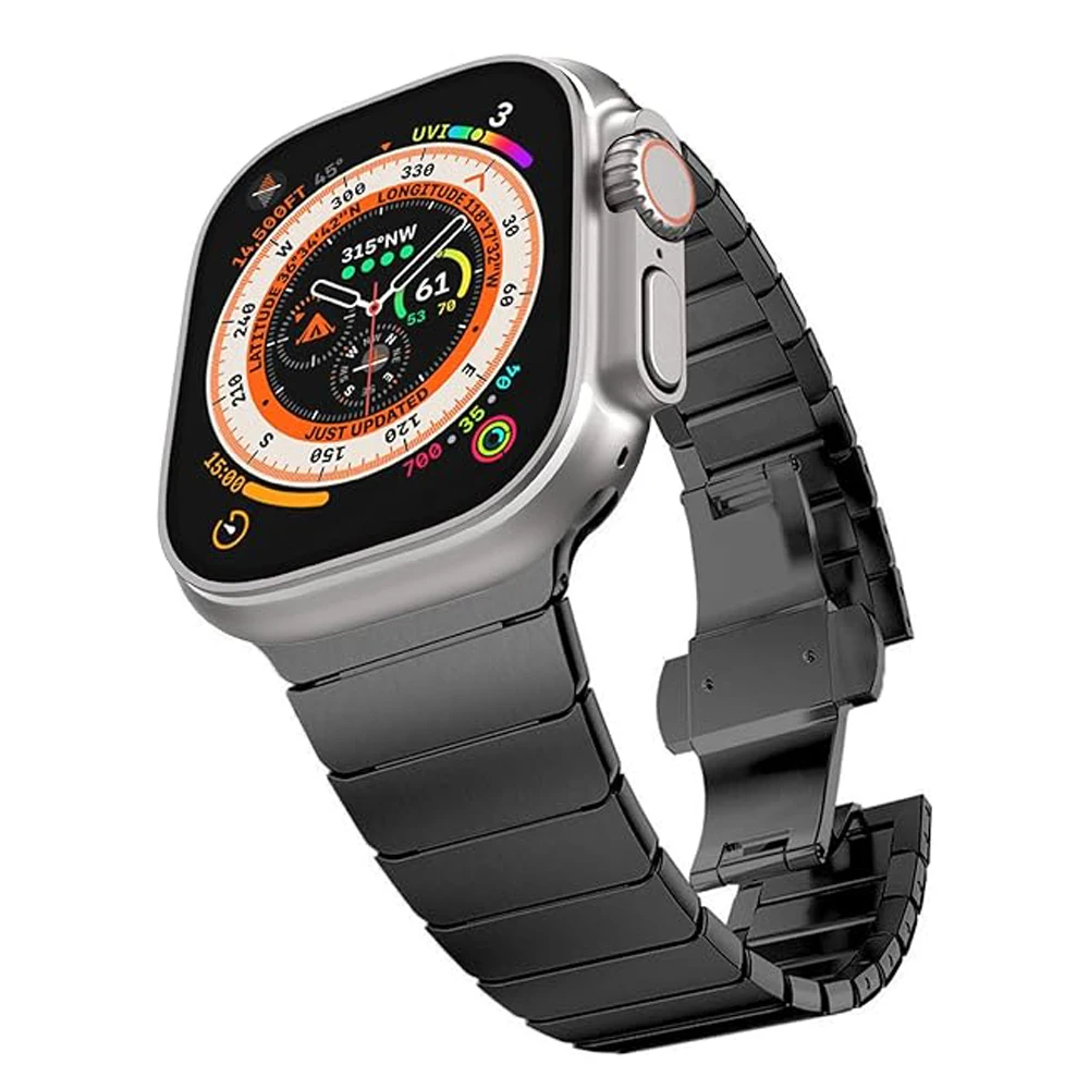 Ремешок металлический для Apple Watch Band 45 мм 41 44 40 42 38 49 Iwatch Series Ultra 2 9 SE 8 7 6 5 4