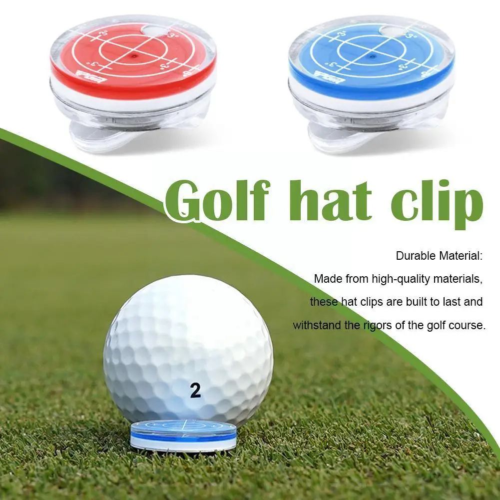 

Golf Hat Clip, Durable Plastic Golf Club Hat Cap Clip With Detachable Magnetic Ball Marker, Gift For Women And Men Golfers X6T4