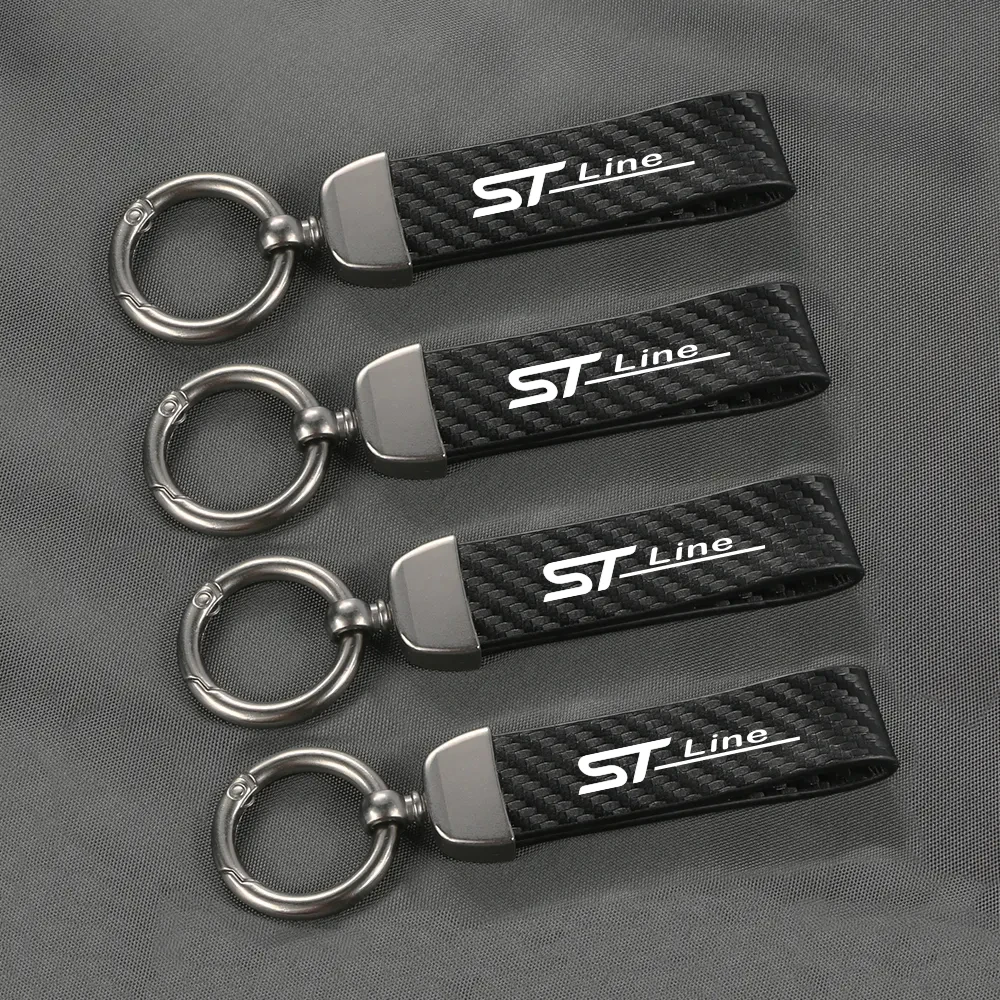 Брелок-кольцо для ключей автомобиля Ford ST Fiesta Focus St Line Mk2 3 4 7 8 Edition Mondeo Fusion Kuga Ecosport