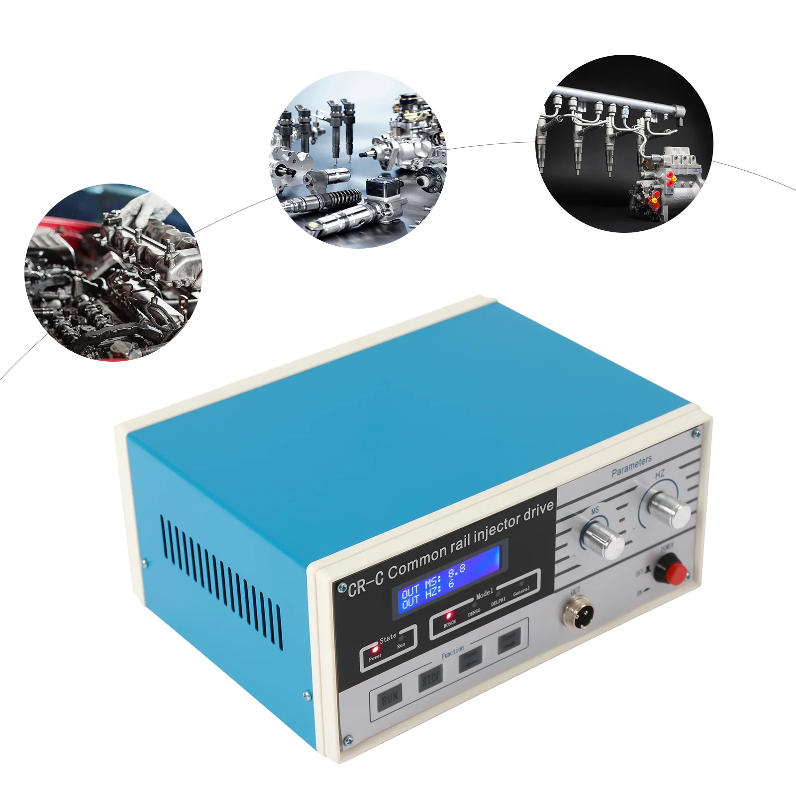 

CRC Multifunctional Common Rail Injector Detector LCD Injector Tester 30-40MPA