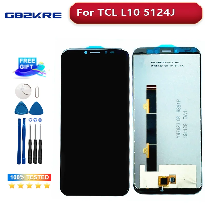 5,5 дюймовый оригинальный ЖК-дисплей для TCL L10 5124J + фотография для сотового телефона L10 5124J