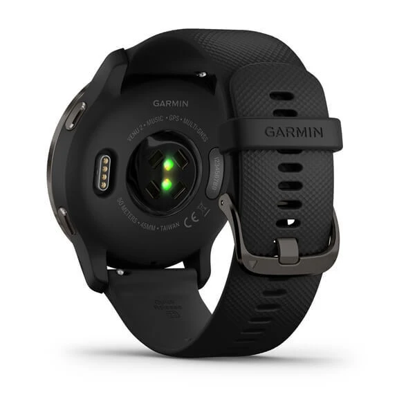 Смарт часы Garmin VENU 2 черные с серым безелем Smart Watch Venu GPS Wi-Fi Black Slate WW 010-02430-11 |
