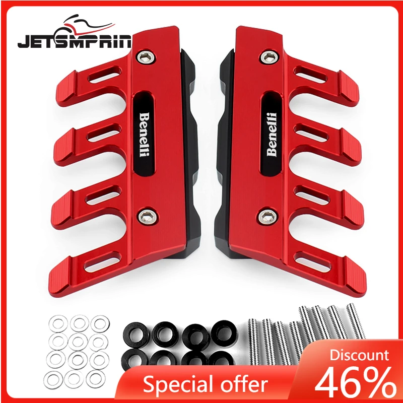 

For Benelli Leoncino 500 Motorcycle Accessories Mudguard Front Fork Protector Guard Block Front Fender Slider Aluminum Parts