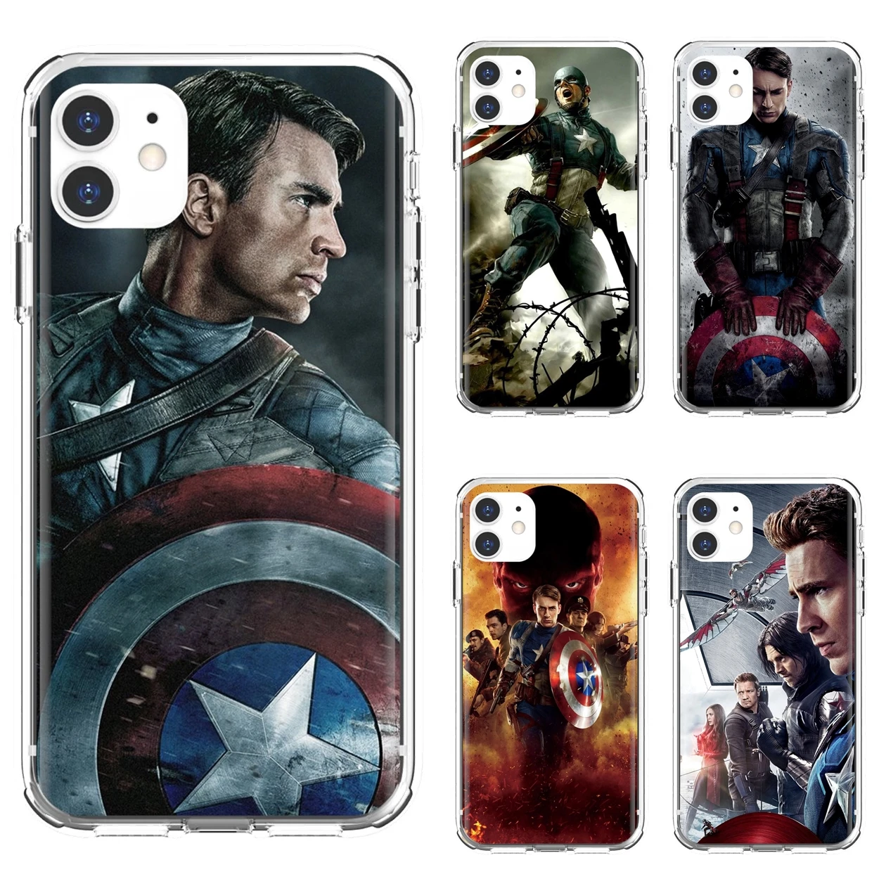 Чехол из ТПУ с изображением Капитана Америка-фильма-обои-2 для iPod Touch 5 6 Xiaomi Redmi S2 Pro