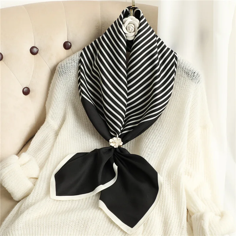 Роскошный дизайнерский квадратный шарф с принтом Love Tree Женский твиловый