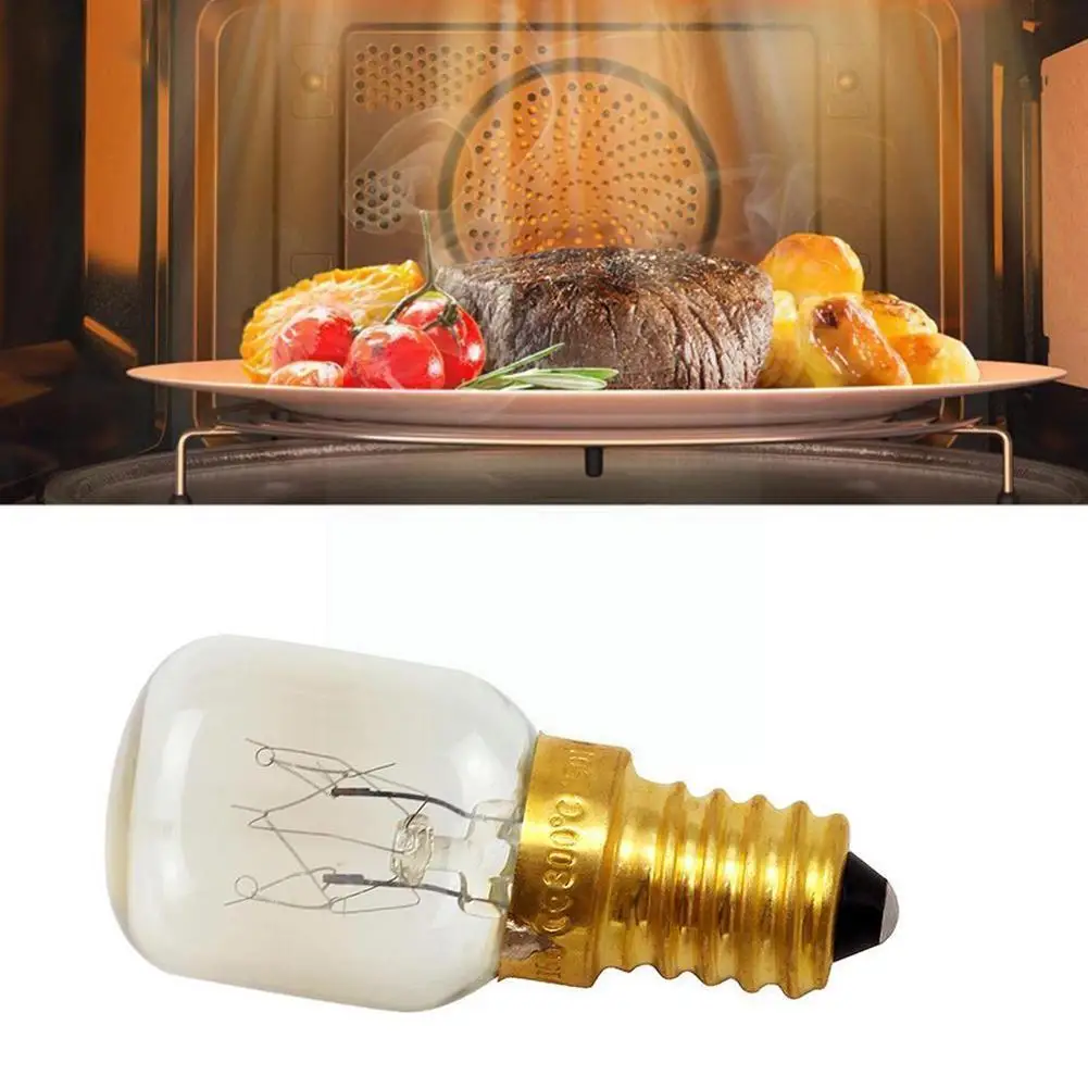 

15w/25w E14 300 Degree High Temperature Resistant Microwave Bulb Lamp 220v~240v Cooker Bulbs Oven Oven Light Toaster U8z8