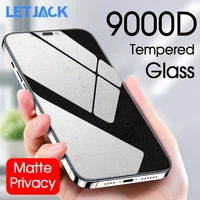 9000d full matte privacy screen protector for iphone x xr xs max tempered glass for iphone 11 12 13 pro max mini anti spy glass
