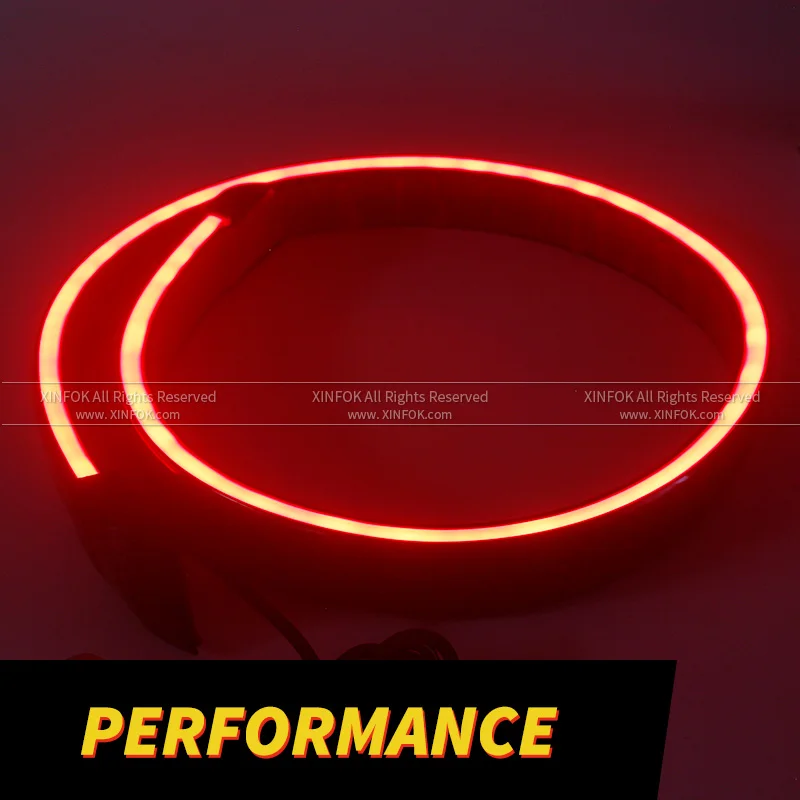 

Style LED Light 100cm 120cm 130cm Carbon Fiber 12V LED Turn Signal Light