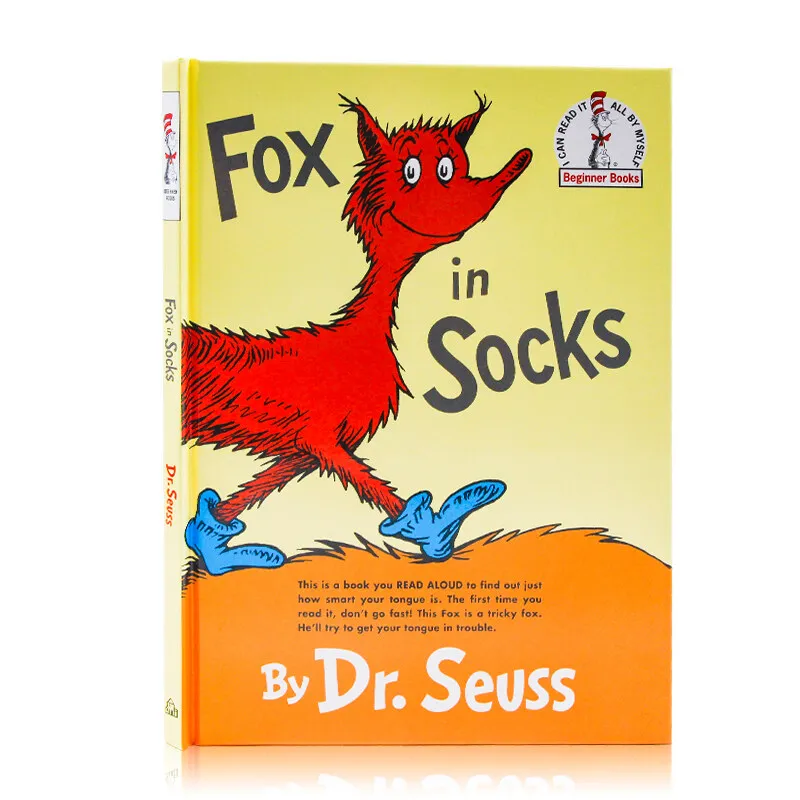 

Fox In Socks Dr Seuss Original English Picture Hardcover Book for Kids