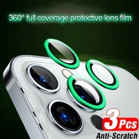 luminous camera lens protector for iphone 12 11 13 pro max camera lens screen protectors for iphone 12 13 mini tempered glass