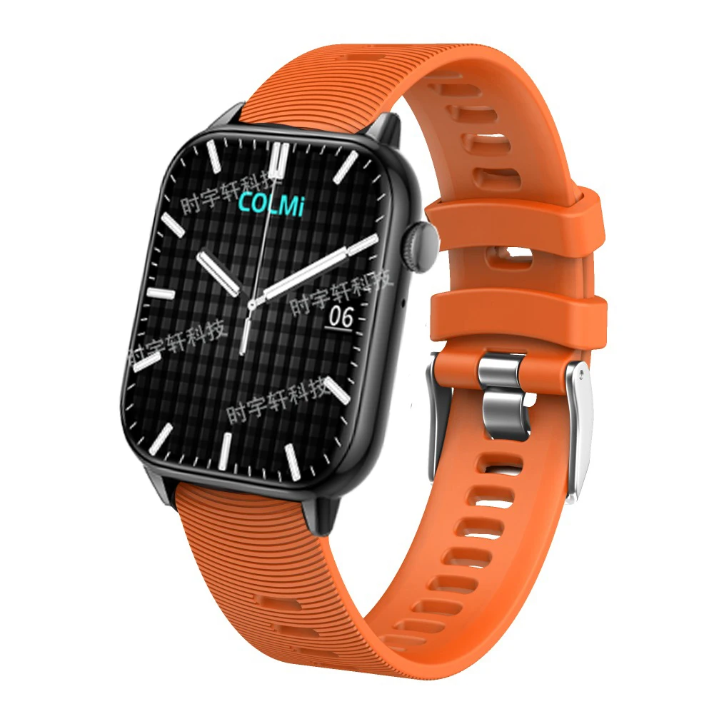 Ремешок 20 мм для спортивных смарт-часов COLMI C60 силиконовый браслет Colmi P28 Plus/P8 Plus/V23
