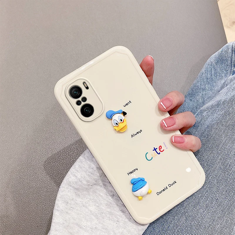 

Stereo Daisy Donald Duck Red Rice K40 Mobile Phone Case Redmik30 Stereo K30pro Straight Edge K40por Applicable