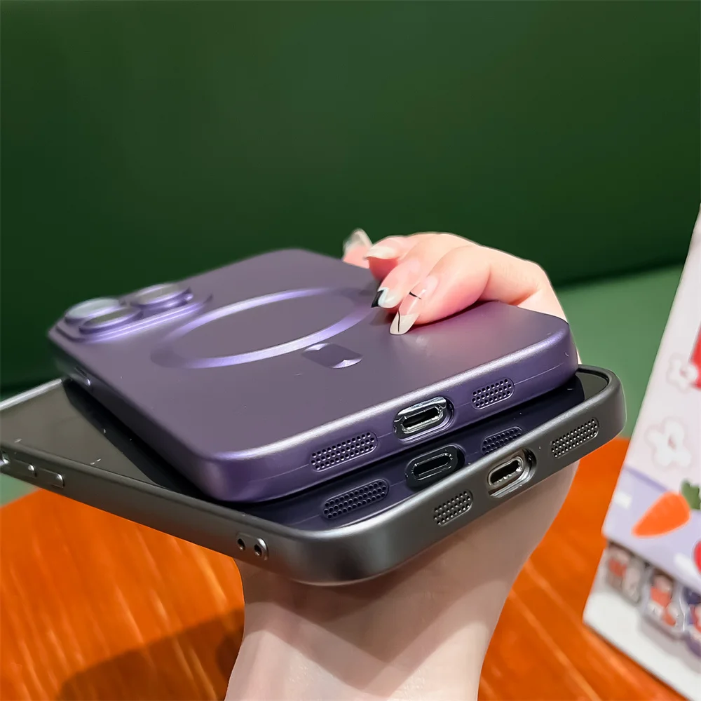 Новый высококачественный роскошный чехол Magsafe для iPhone 14 15 Pro Max