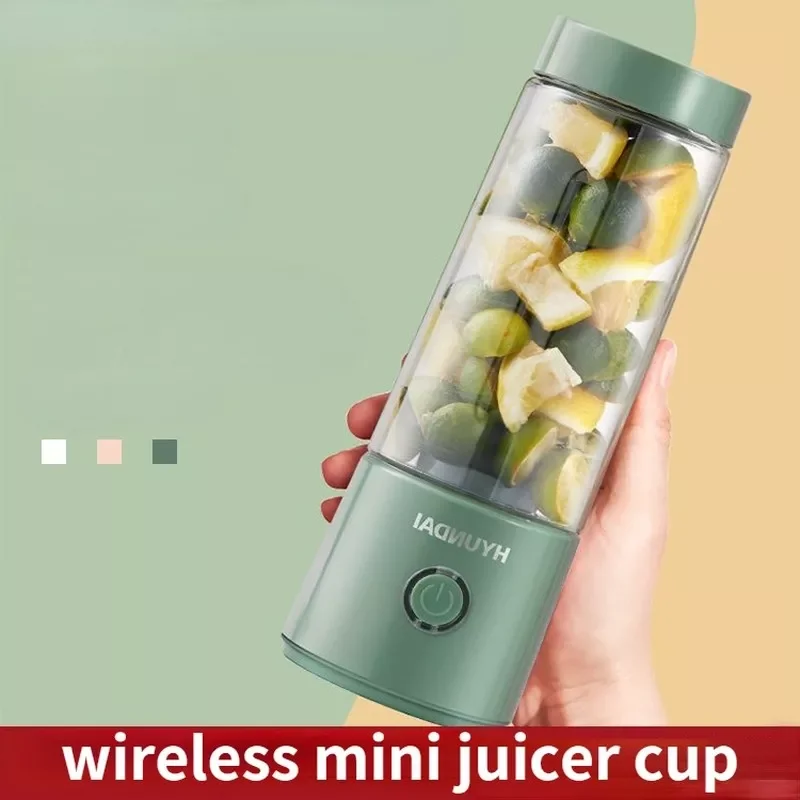 

4cutter Mini Juicer Cup Portable USB Charging Food Stirrer Mixer Blender Milkshake Bottle Fruit Squeeze Machine Electirc Juicer