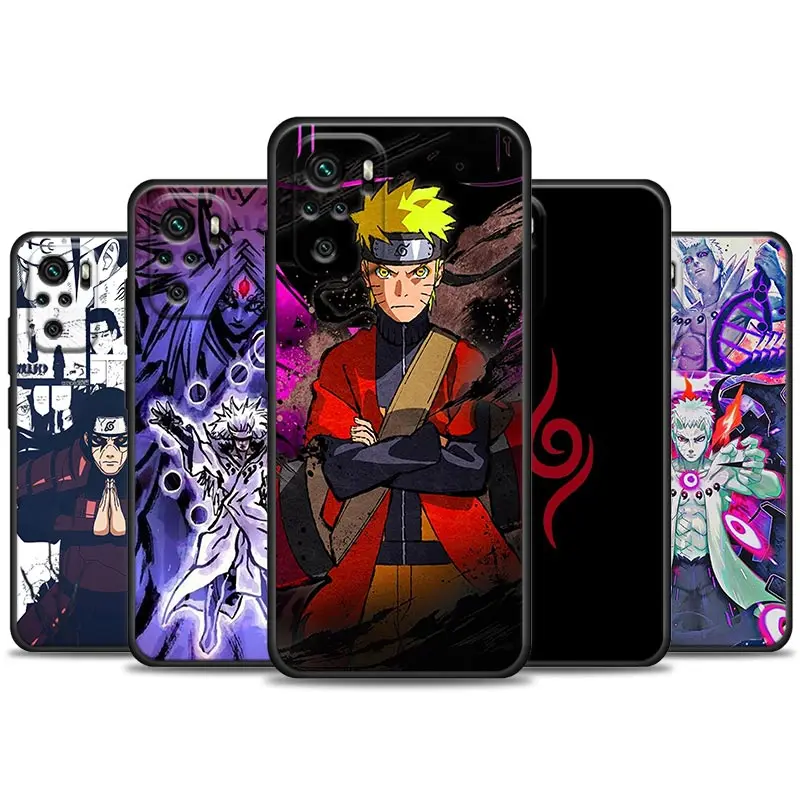 

Japanese Anime Naruto Phone Case For Xiaomi Redmi Note 11 10 9 8 Pro 7 9S 8A 11S Soft Cover For Red mi 8Pro 10Pro Coque Narutos