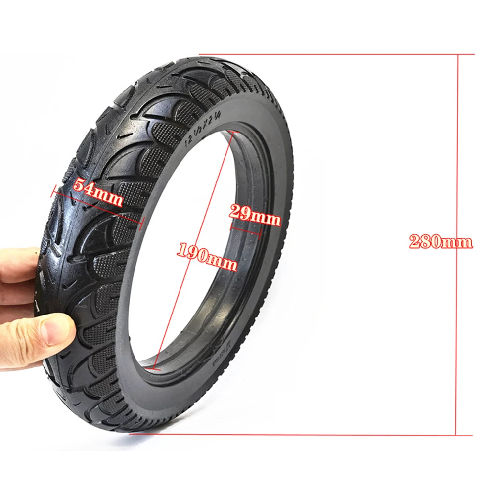 

12 Inch Solid Tyre 12 1/2x2 1/4(57-203) For E-Bike Scooter 12.5x2.50 Universal Tire Electric Vehicle Tire Scooters Accessory