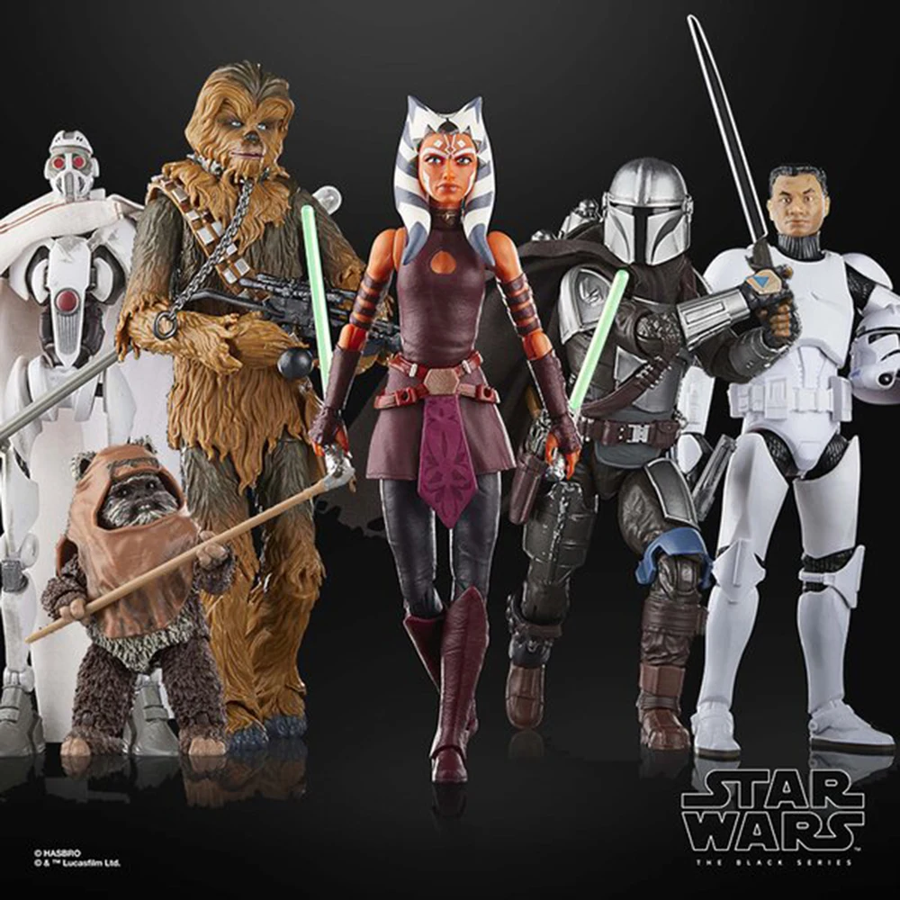 

Star Wars Magnaguard Ahsoka Tano Omega Chewbacca Wicket Clone Trooper Action Figure Collection Model Decor Kid Toy Birthday Gift