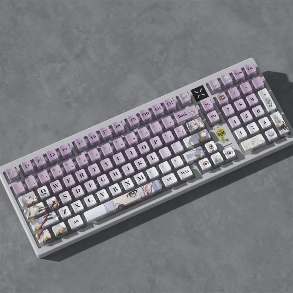 BEE с T &amp I X100 Алюминиевая CNC трехрежимная механическая клавиатура ЕВА АСУКА Gengar