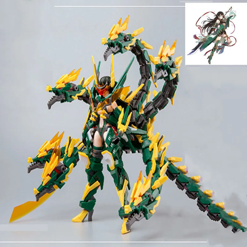 

Конструктор «Осака Gao», строительные блоки Wulong Deluxe Edition, механическая девушка, Сборная модель, игрушки ручной работы