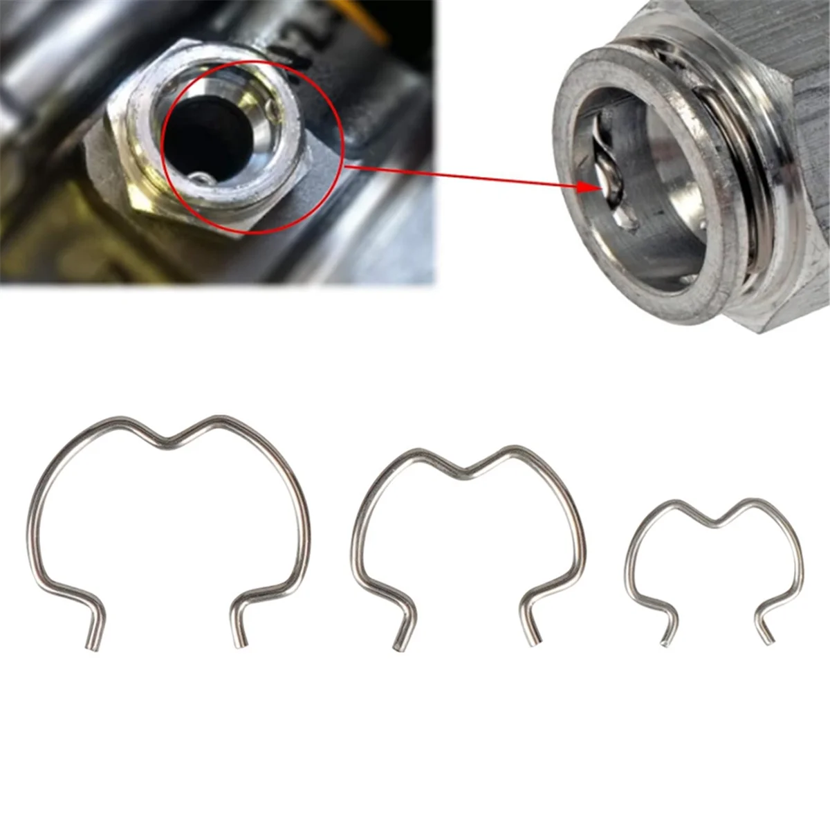 18 шт. 800-801 6-3/8 дюймов 6-1/2 дюйма 6-5/8 зажимы для быстрого соединения удерживающие