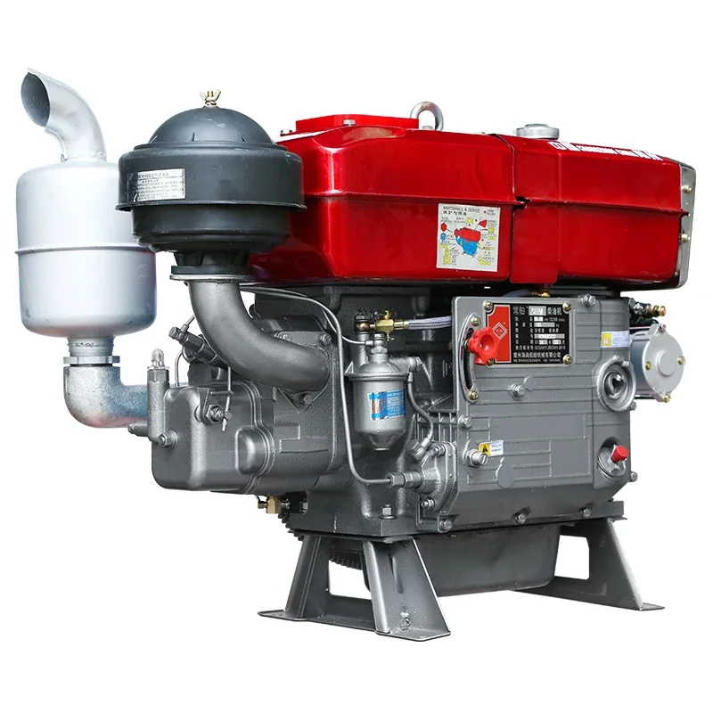 22-24 hp ZS1115 одноцилиндровый дизельный двигатель с водяным охлаждением для продажи
