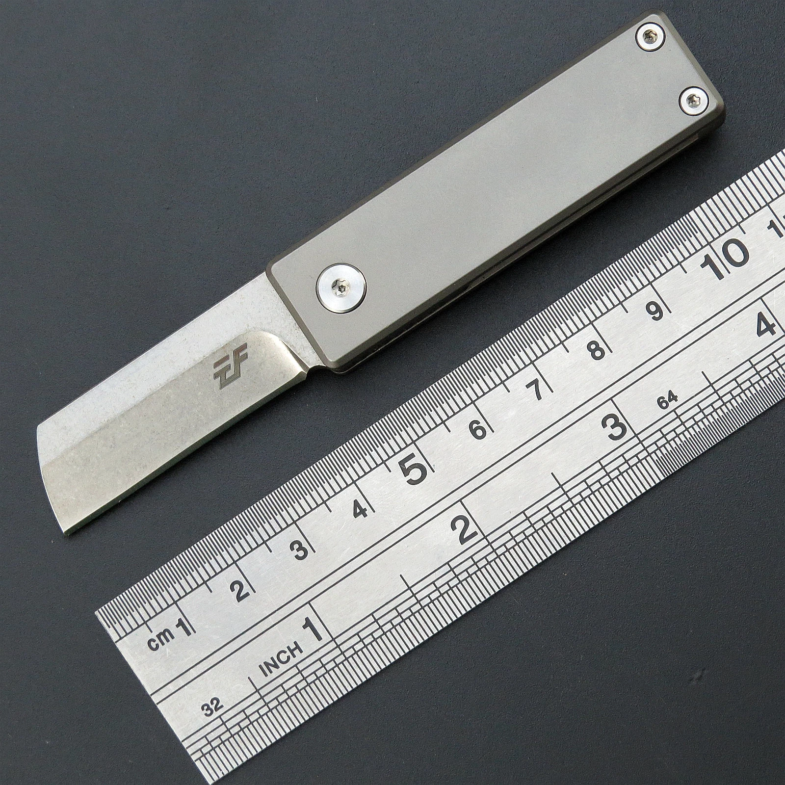 Походный нож Eafengrow EF4 лезвие S35VN ручка из титанового сплава складной с открывалкой