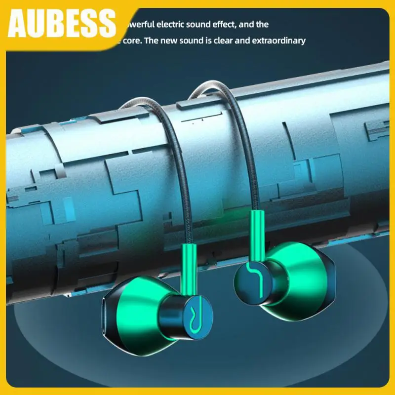 

Wired Earphones Noodles Style Bass Headphones Adjustable Earphone With Microphone For Android In-ear Sport Headset 3.5mm