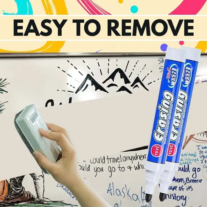 Волшебная плавающая Акварельная цветная маркерная ручка со стирателем Легко