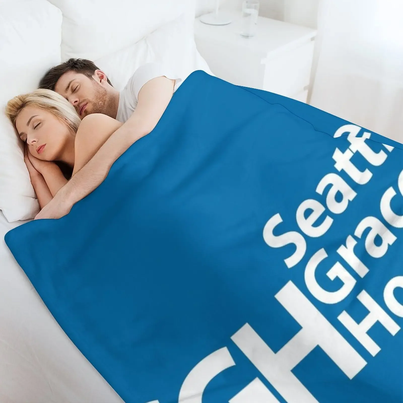 Одеяло Seattle Grace Hospital теплое термоплюшевое волосатое одеяло