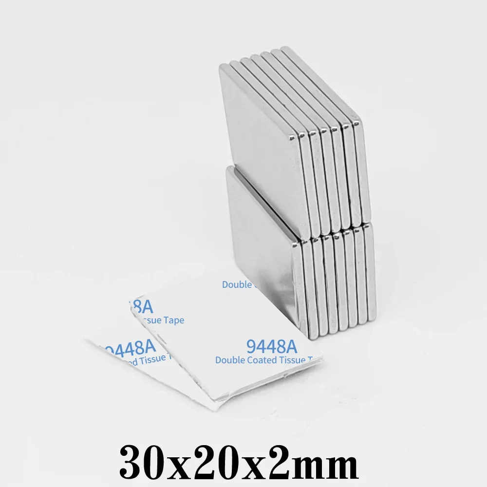 

Квадратный магнит 30x20x2 мм