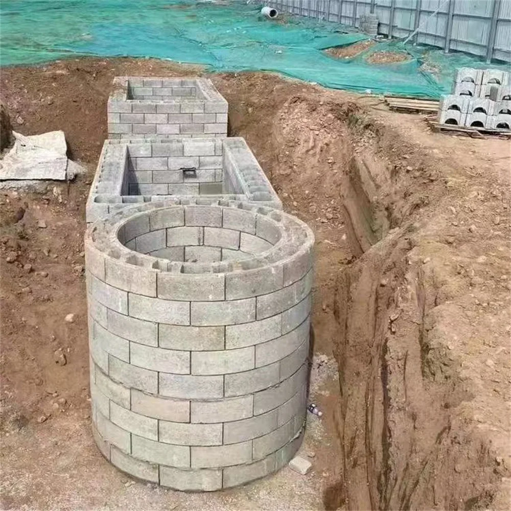 Бетонный блок кирпичная Пластиковая форма Заземление круглая осмотр скважина