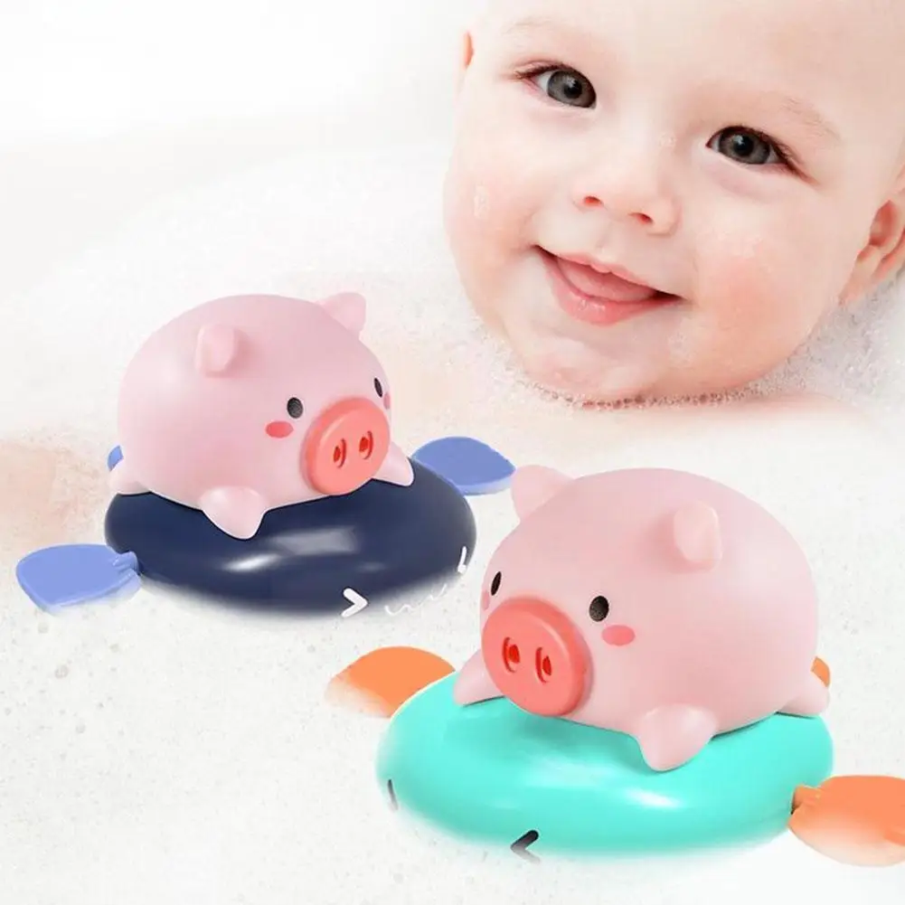 

Bath Toys For Kids Baby Shower Toddler Toys Little Pig Playing In The Water Children's Bathroom Bathing Toys H0l2