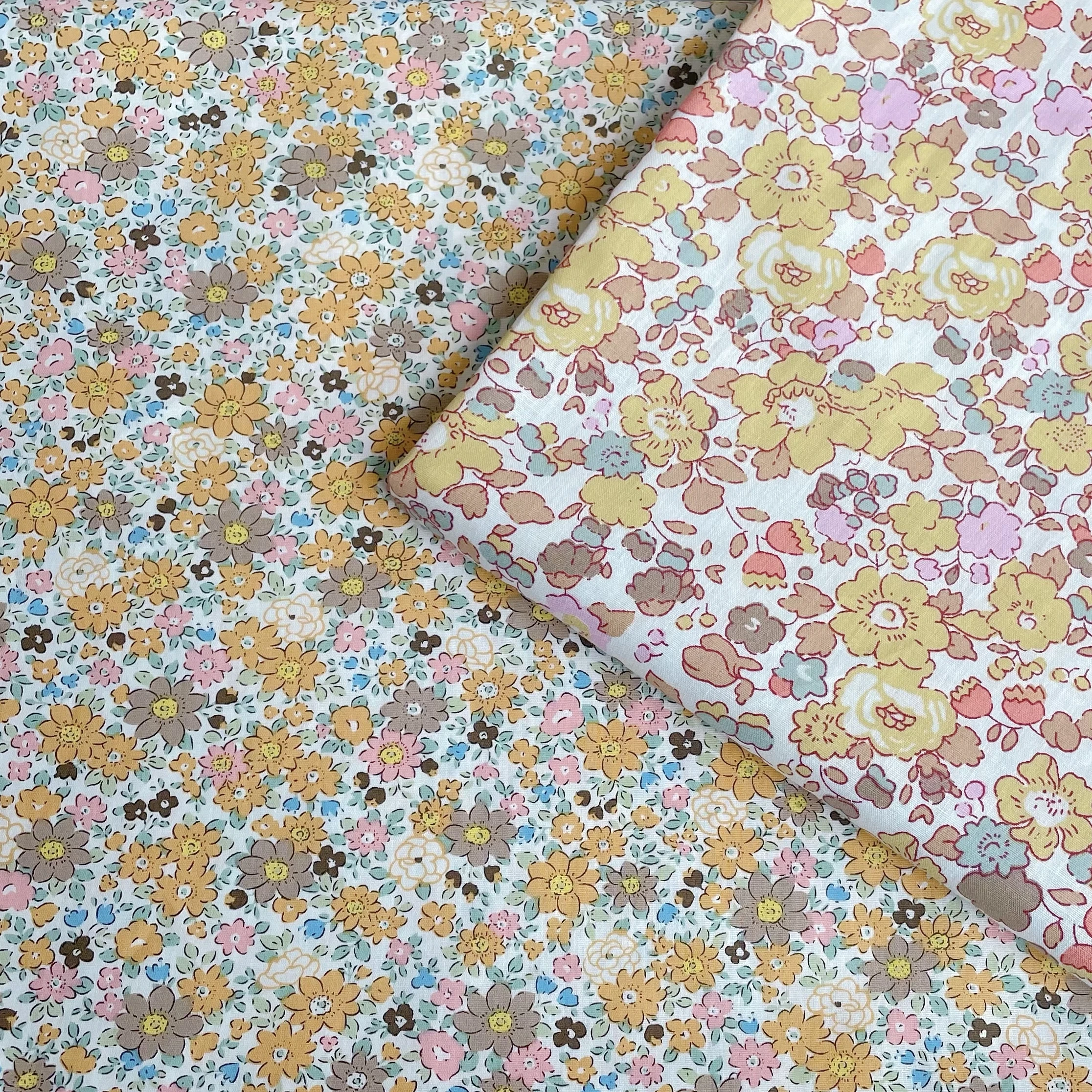 148x50 см Betsy Цветочная 100% хлопчатобумажная ткань винтажное цветочное хлопковое