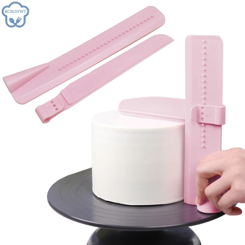 

1Pc Adjustable Cake Scraper Fondant Spatulas Cream Cake Edge Smoother Cake Decorating Tools DIY Bakeware Kitchen Accessories