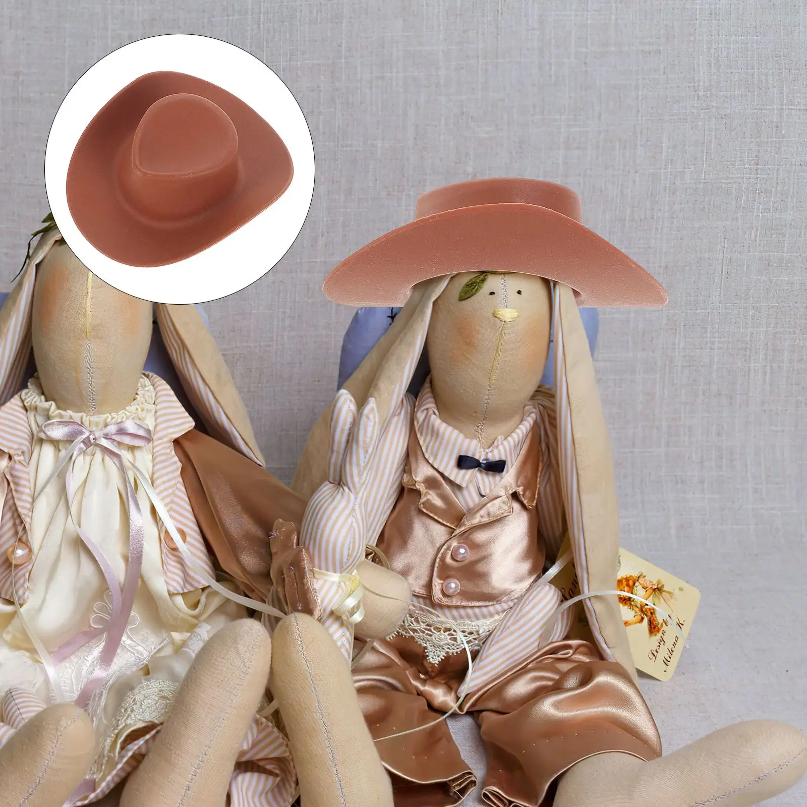 Миниатюрный 20 шт. кукольный домик в стиле вестерн ковбойская шляпа пластиковые