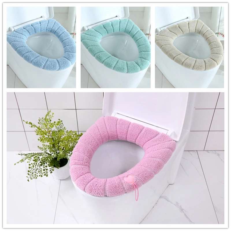 

Thickened Toilet Seat Cover Closestool Mat Toilet Seat Case Washable Comfortable Pads Washroom Restroom Accessorie