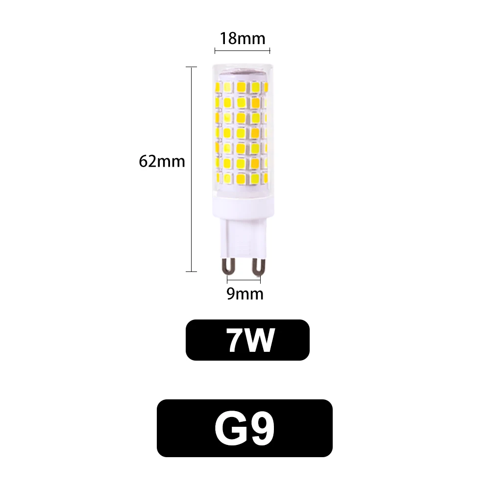 

Энергосберегающая LED лампа G9 HZZKZZ White/Warm white 3Вт 5Вт 7Вт