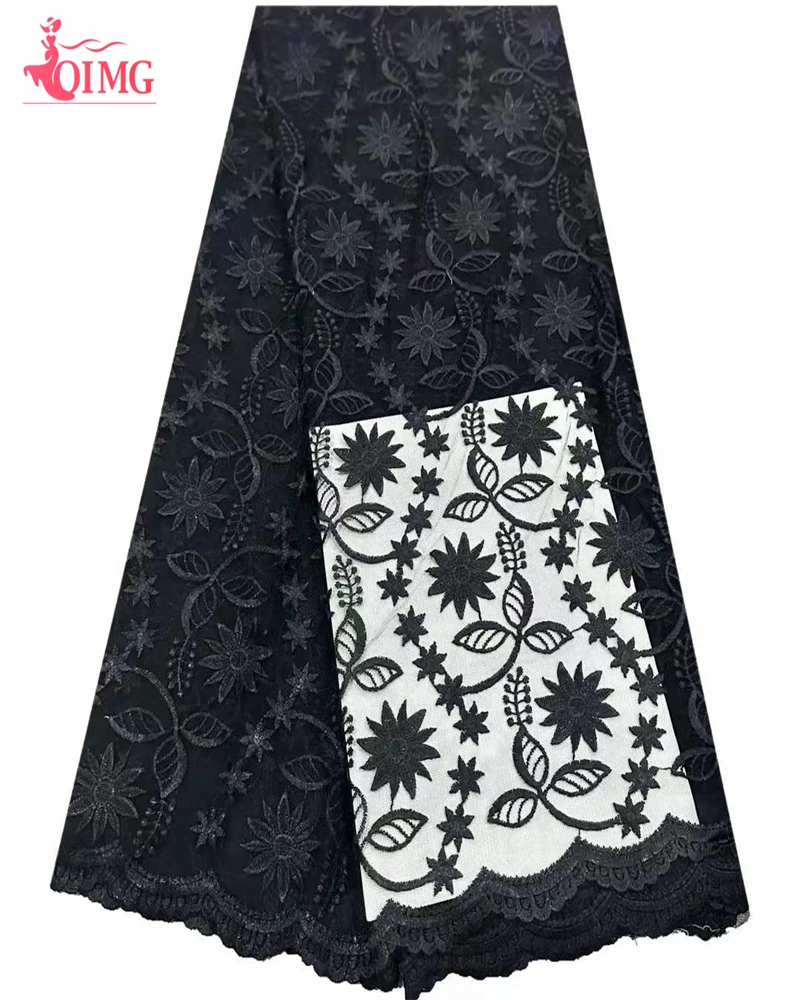 OIMG 2023 Высококачественная французская нигерийская кружевная ткань с вышивкой в