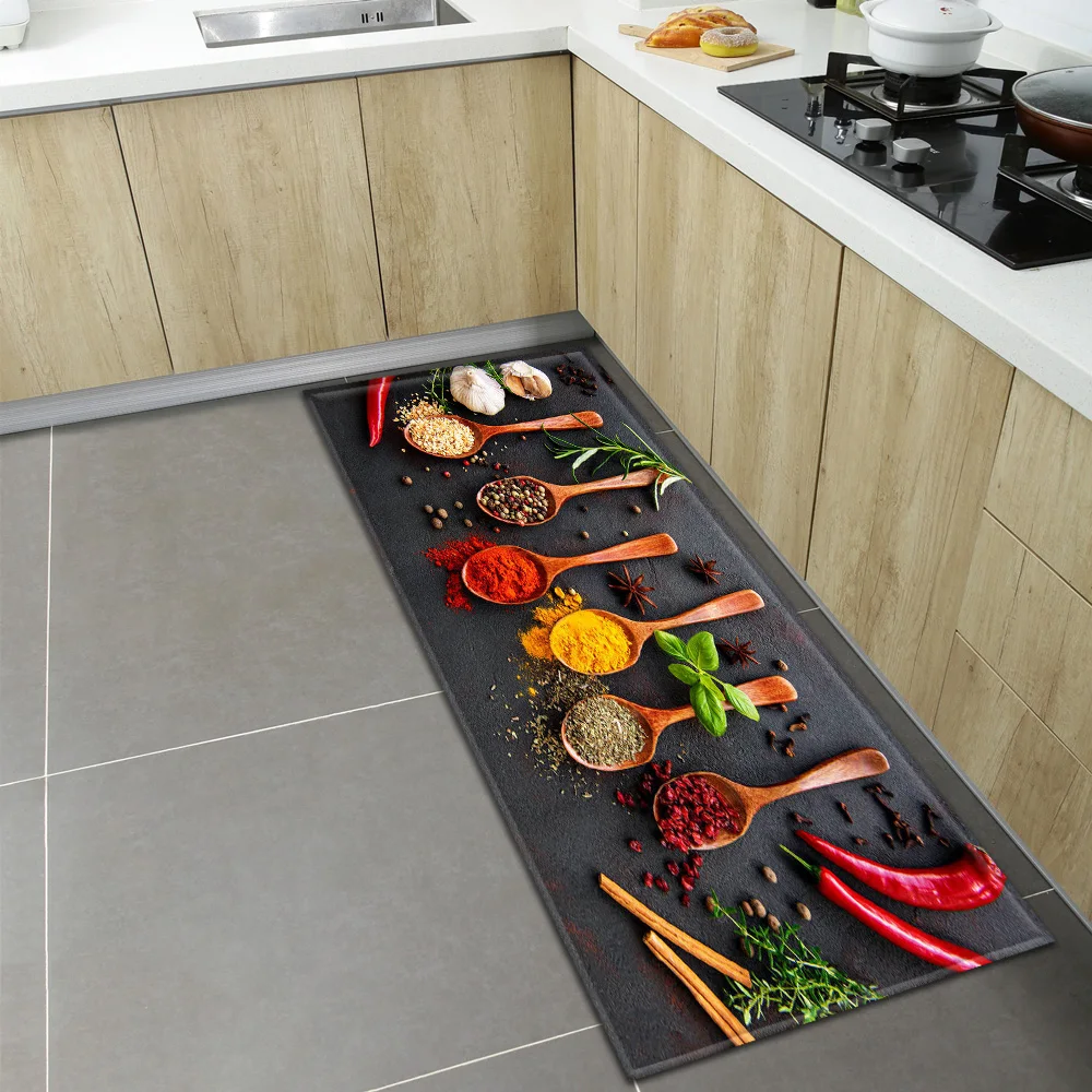 

Современный кухонный коврик, противоскользящий декоративный ковер для спальни, гостиной, коридора, балкона, ванной комнаты