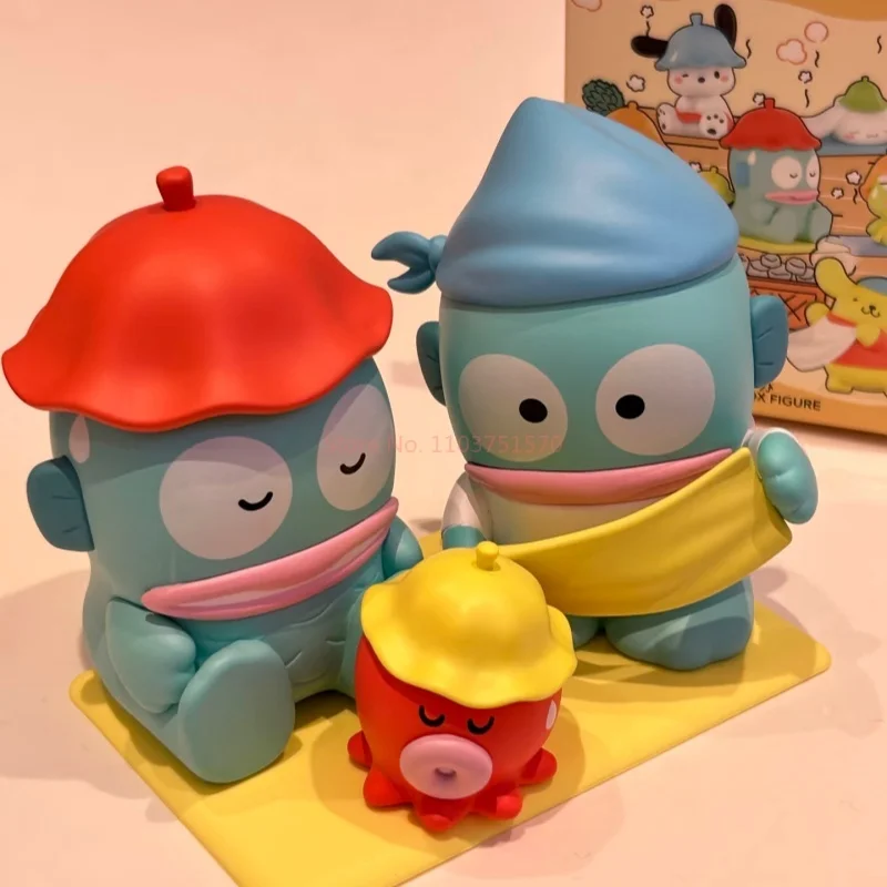 Miniso Sanrio Steam Sauna Series слепая коробка игрушки кукла Cinnamoroll Pompompurin модный орнамент