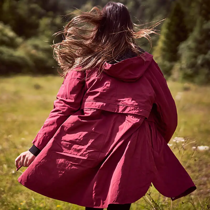 DEODAR Winter Long Women Down Jacket Removable Inner Liner Windproof Waterproof Resistant Warm Surfwear for Climbing and Hiking