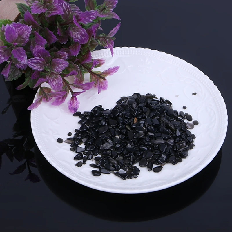 2022 Новинка 50 г натуральный черный турмалин хрустальные камни гравий