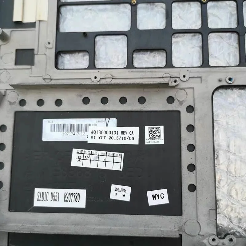 JK1FY ДЛЯ DELL XPS 15 9550 M5510 Ноутбук C Корпус Подставка для рук Великобритания