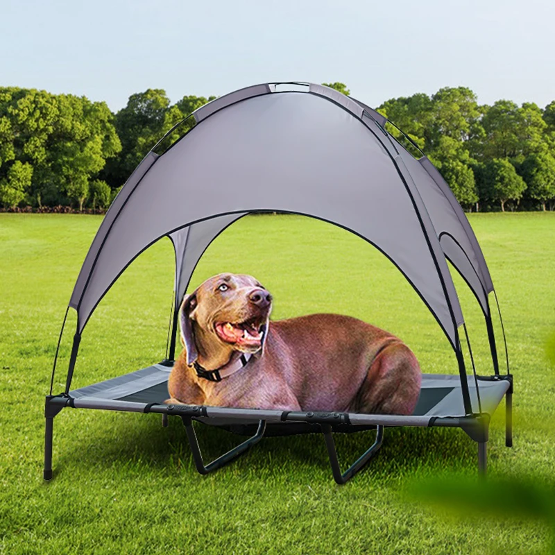 Pet Beds & Accessories Summer Cooling Portable Cooling Elevated Dog Bed Pet Cat Mesh Camping Cot