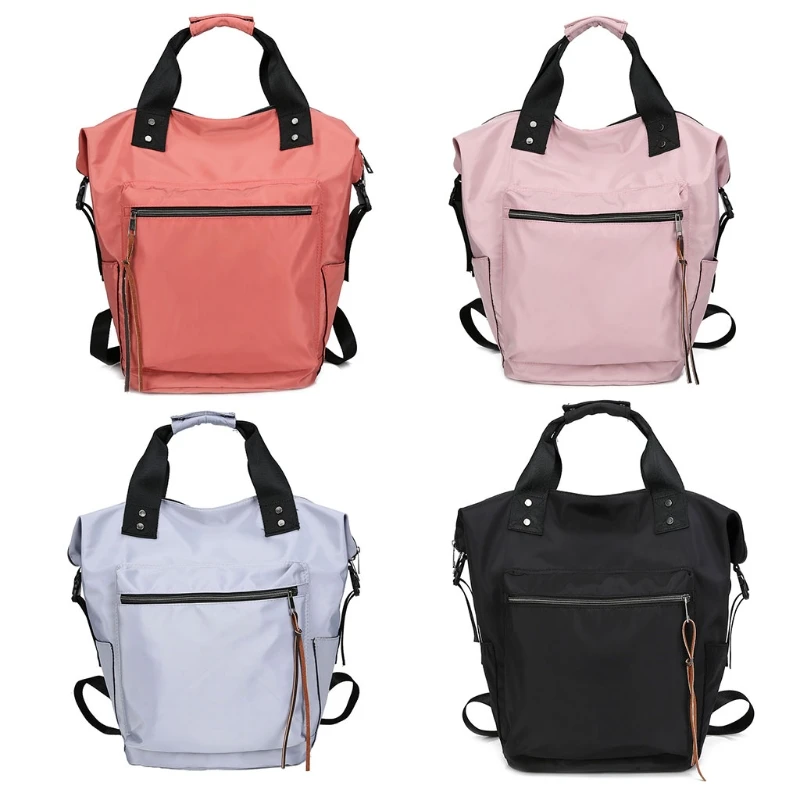 

Women Waterproof Multifunctional Tote Shoulder Handbags Nylon Fashion Backpack