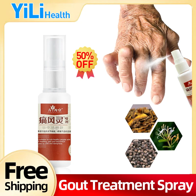 

Gout Pain Treatment Spray Bunion Relief Toe Hallux Joint Swelling Uric Acid Medicine Arthritis Ointment Thumb Corrector Cream