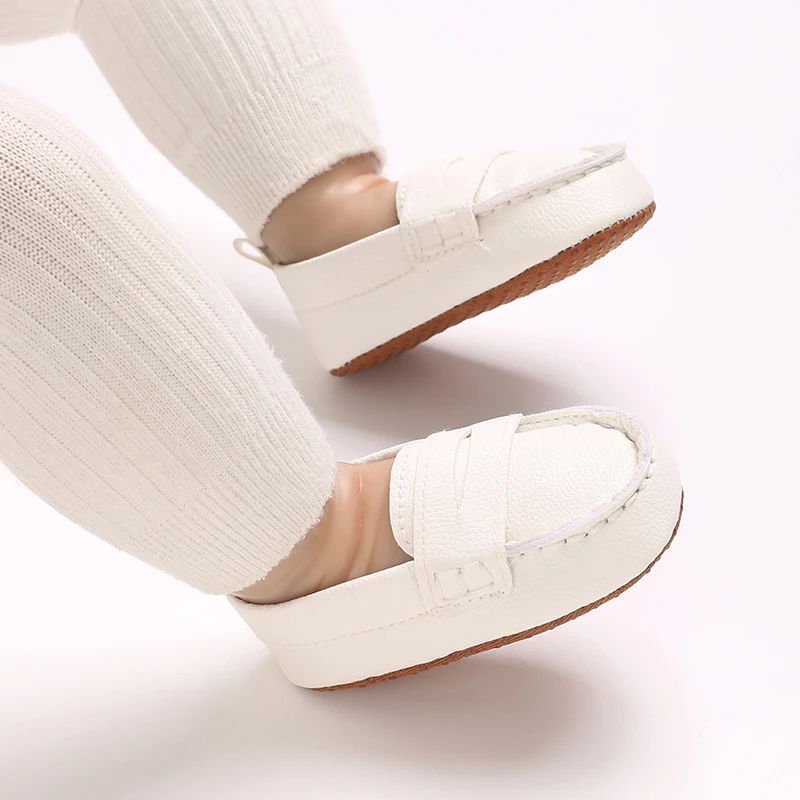 Обувь для крещения новорожденных 0-18 месяцев новая кожаная джентльменская обувь